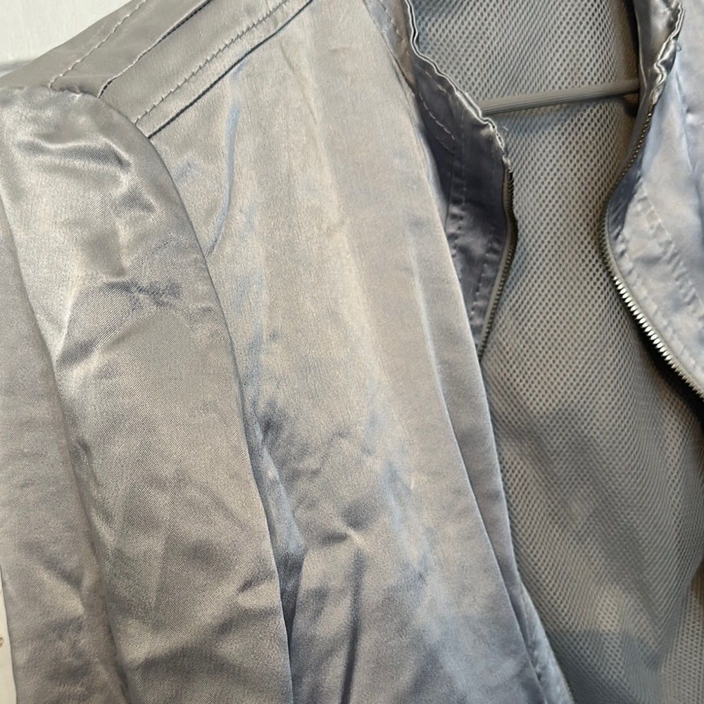 M—Silver Bomber Jacket - Picture 12 of 16